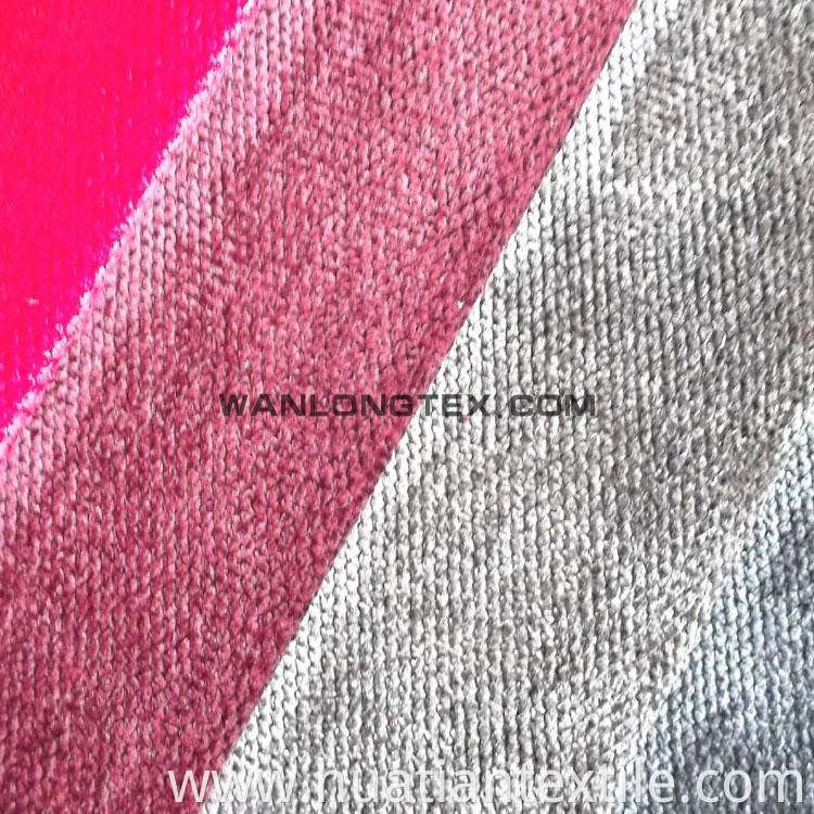 Striped Corduroy velvet fabric with backing for sofa cover,carpet and hometextile